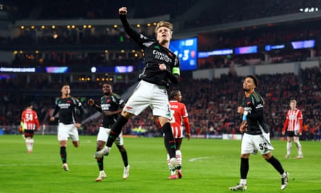 Uefa Champions League: Arsenal'S Historic Victory Over Psv Eindhoven 2 4640